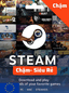 USD Steam Wallet Card Order- Việt Nam Có Thể Sử Dụng