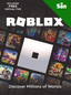 Roblox Game Card ( Có Sẵn )